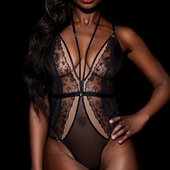 Honey Birdette Other - Honey Birdette Emma Bodysuit One Piece Black Size XS